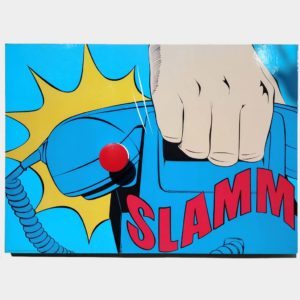 Panneau porte manteau Slamm Pop'art